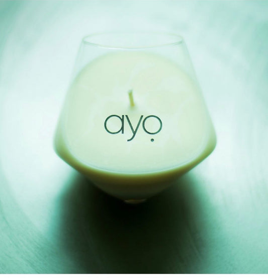 Rolling Glass Candle