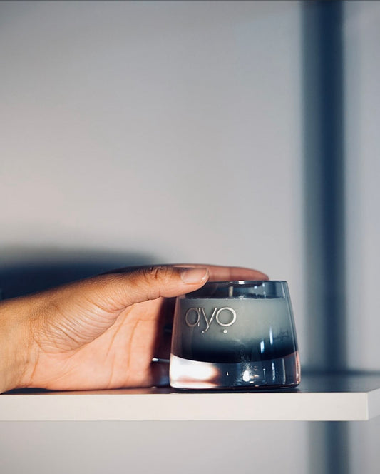 Joy Crystal Glass Candle - Small