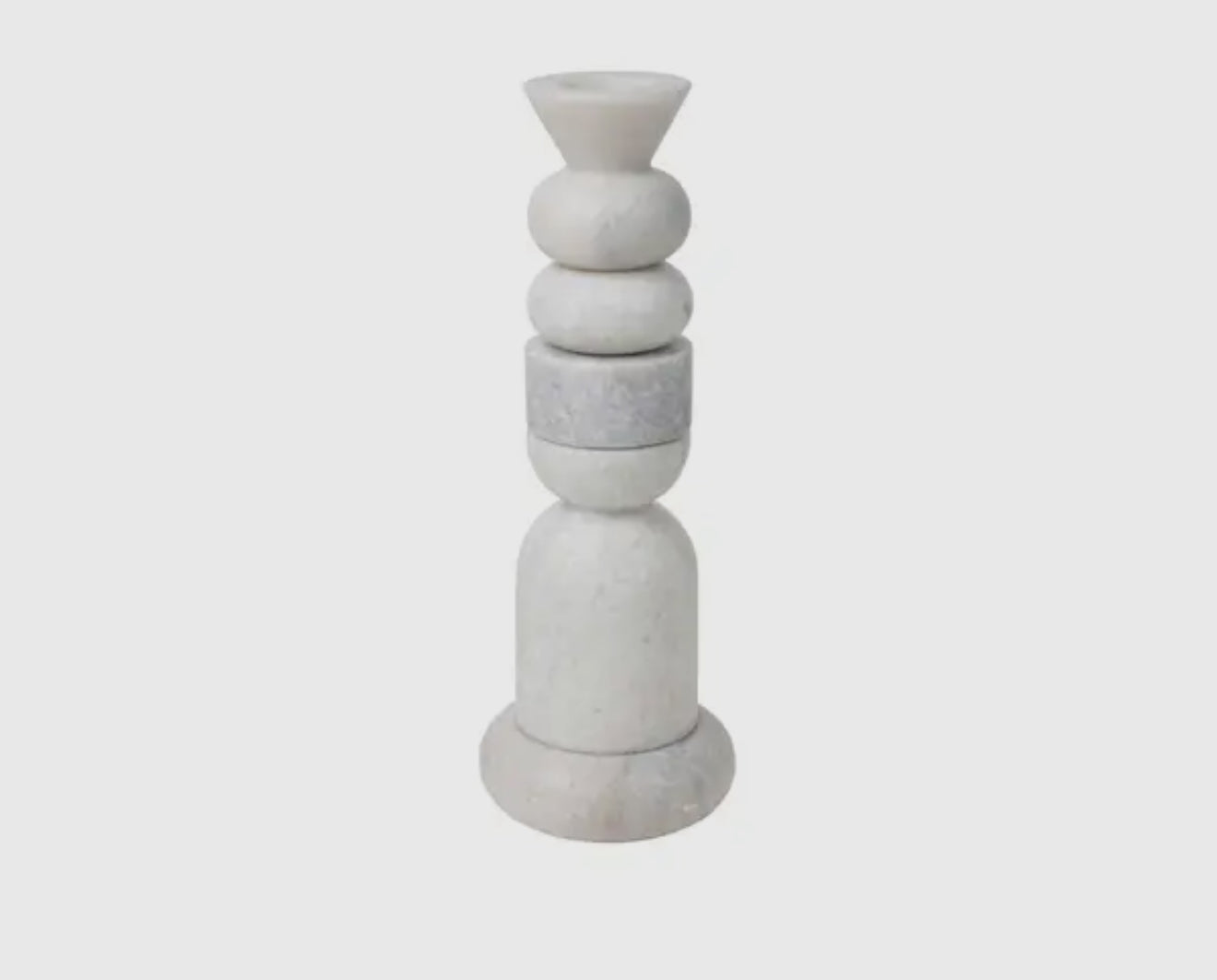 Tom Dixon Stone Stacking Candle Holder - White