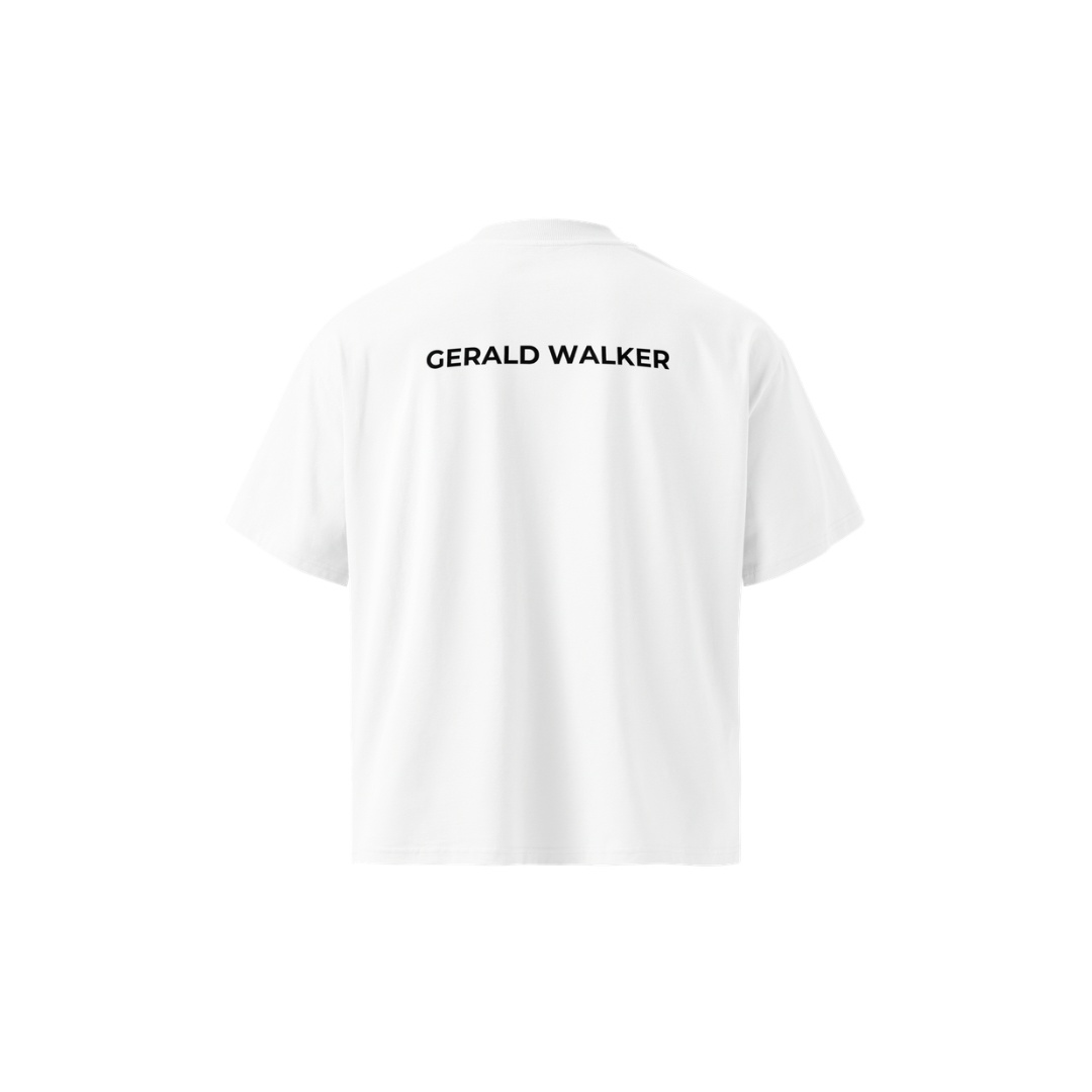 Gerald Walker + Logo Printed Crewneck Oversized T-Shirt