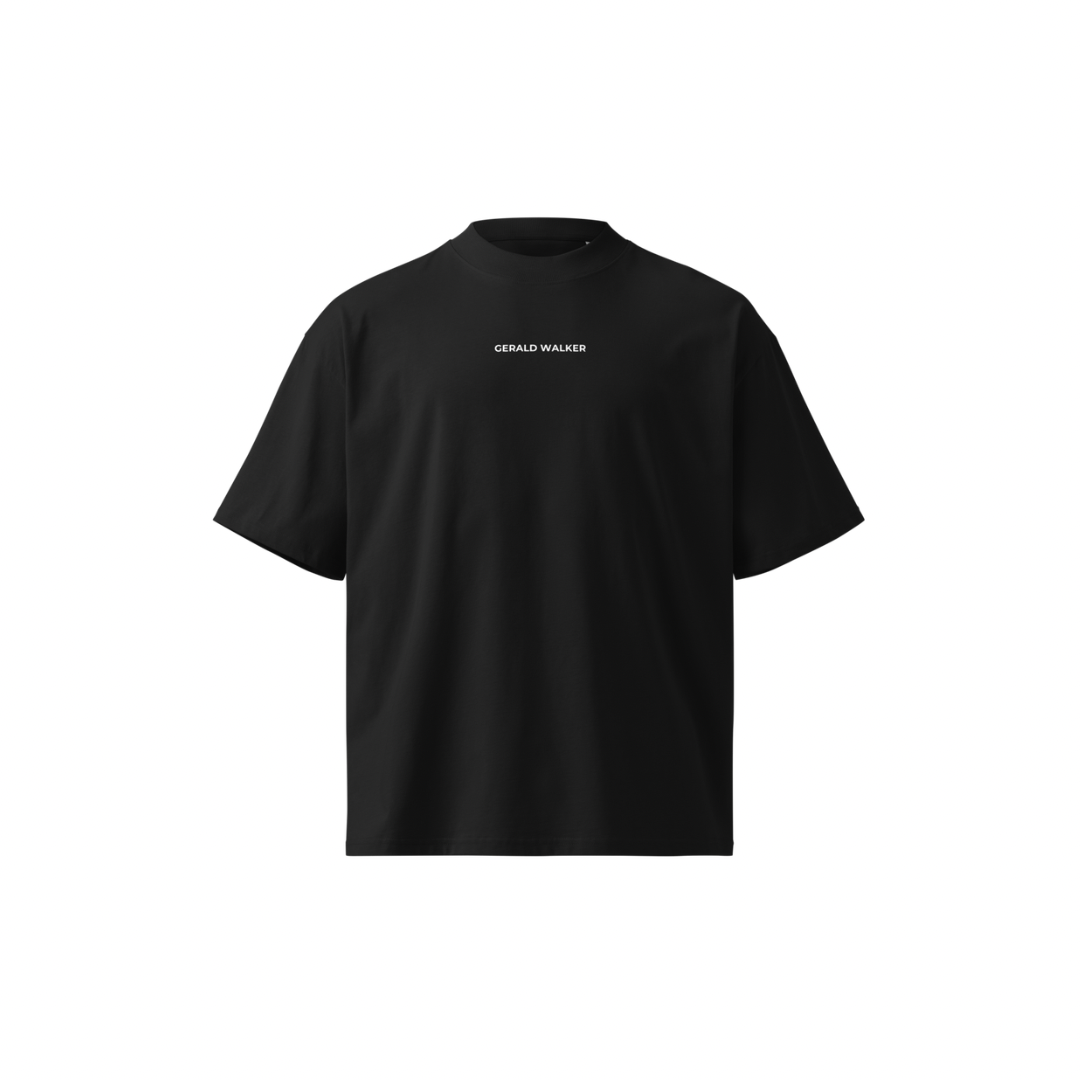 Gerald Walker + Logo Printed Crewneck Oversized T-Shirt