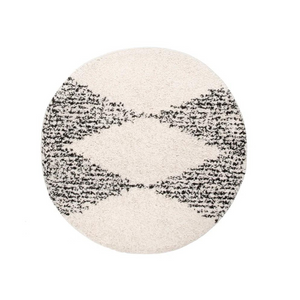 Reserve Moroccan Shag Area Rug in Off-White by AllModern [Oval 6'7" x 9']