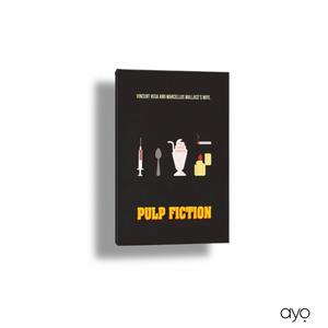 Minimalist Movie Poster on Wrapped Canvas